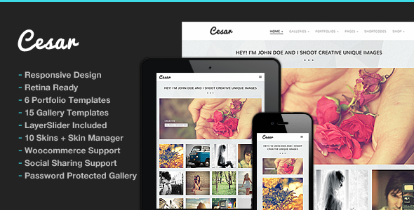 Cesar | Photography WordPress Logo